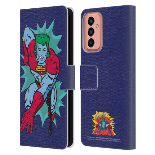 Captain Planet And The Planeteers Graphics Halftone Leather Book Wallet Case Cover For Samsung Galaxy M13 (2022)