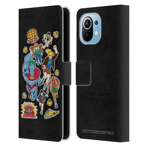 Captain Planet And The Planeteers Graphics Planeteers Leather Book Wallet Case Cover For Xiaomi Mi 11