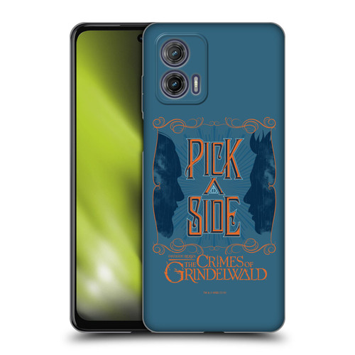 Fantastic Beasts The Crimes Of Grindelwald Art Nouveau Pick A Side Soft Gel Case for Motorola Moto G73 5G