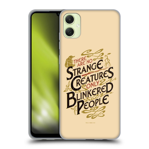 Fantastic Beasts The Crimes Of Grindelwald Art Nouveau Strange Creatures Soft Gel Case for Samsung Galaxy A05