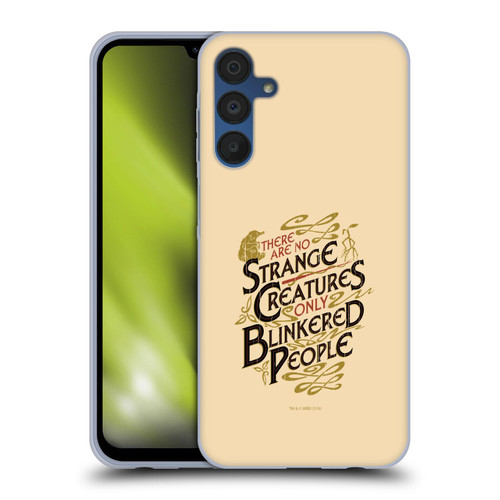 Fantastic Beasts The Crimes Of Grindelwald Art Nouveau Strange Creatures Soft Gel Case for Samsung Galaxy A15