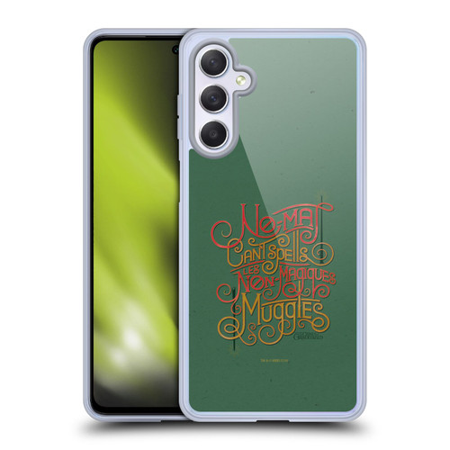 Fantastic Beasts The Crimes Of Grindelwald Art Nouveau Muggles Soft Gel Case for Samsung Galaxy M54 5G