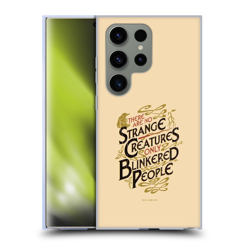 Fantastic Beasts The Crimes Of Grindelwald Art Nouveau Strange Creatures Soft Gel Case for Samsung Galaxy S24 Ultra 5G