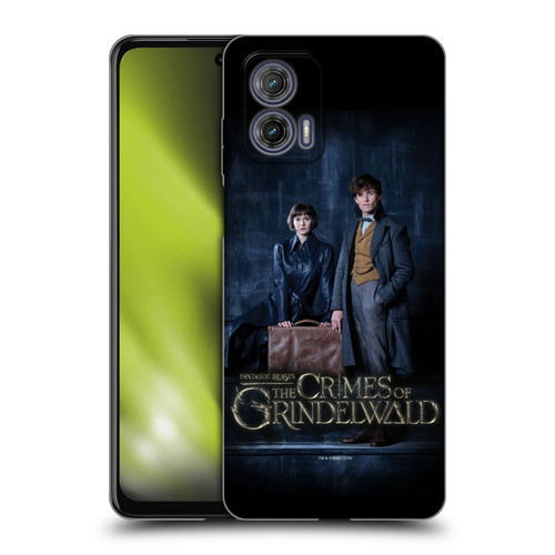 Fantastic Beasts The Crimes Of Grindelwald Character Art Tina And Newt Soft Gel Case for Motorola Moto G73 5G