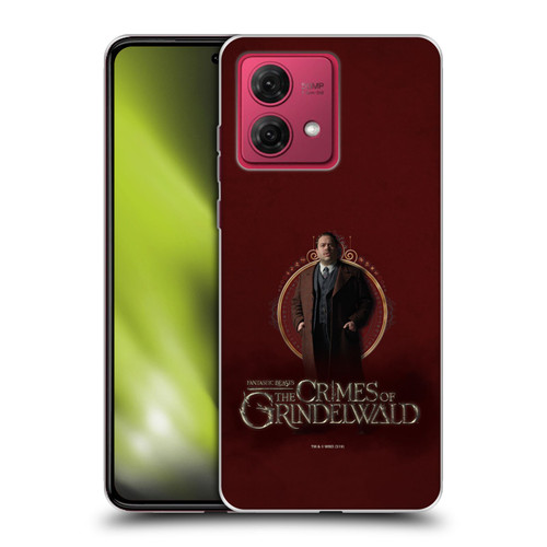 Fantastic Beasts The Crimes Of Grindelwald Character Art Jacob Kowalski Soft Gel Case for Motorola Moto G84 5G