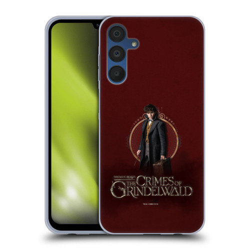 Fantastic Beasts The Crimes Of Grindelwald Character Art Newt Scamander Soft Gel Case for Samsung Galaxy A15