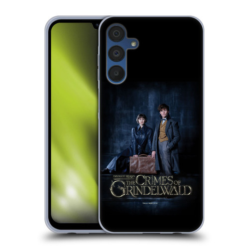 Fantastic Beasts The Crimes Of Grindelwald Character Art Tina And Newt Soft Gel Case for Samsung Galaxy A15