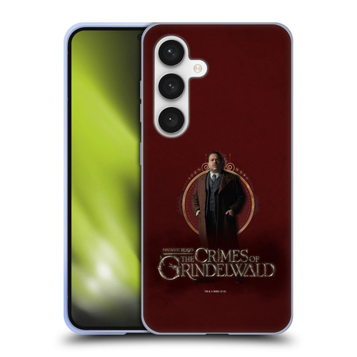 Fantastic Beasts The Crimes Of Grindelwald Character Art Jacob Kowalski Soft Gel Case for Samsung Galaxy S24 5G