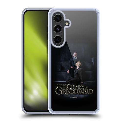 Fantastic Beasts The Crimes Of Grindelwald Character Art Jacob And Queenie Soft Gel Case for Samsung Galaxy S24+ 5G