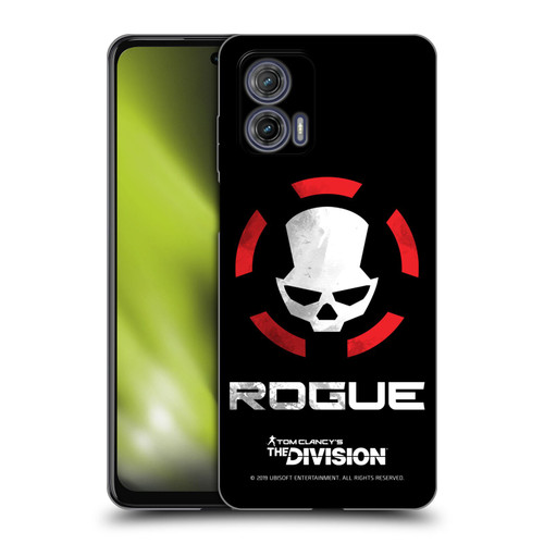 Tom Clancy's The Division Dark Zone Rouge Logo Soft Gel Case for Motorola Moto G73 5G