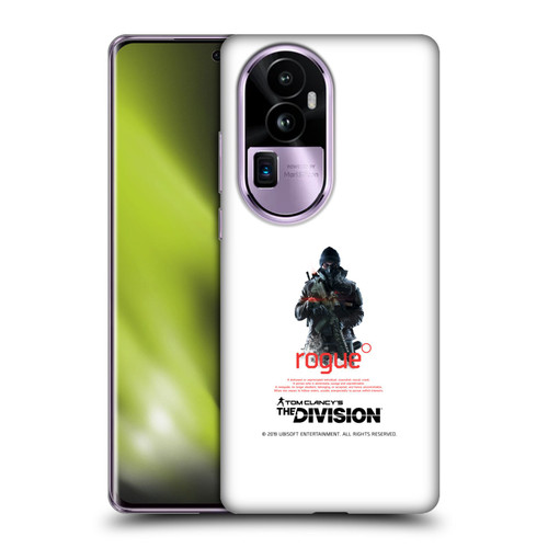 Tom Clancy's The Division Dark Zone Rouge 2 Soft Gel Case for OPPO Reno10 Pro+