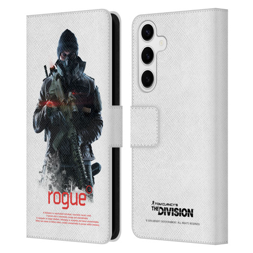 Tom Clancy's The Division Dark Zone Rouge 2 Leather Book Wallet Case Cover For Samsung Galaxy S24+ 5G