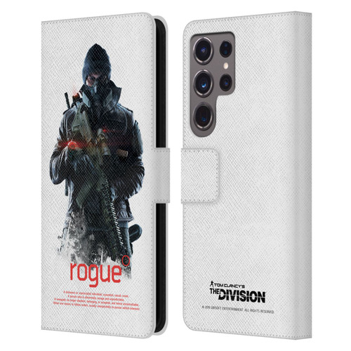 Tom Clancy's The Division Dark Zone Rouge 2 Leather Book Wallet Case Cover For Samsung Galaxy S24 Ultra 5G