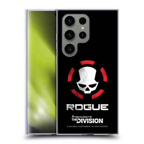 Tom Clancy's The Division Dark Zone Rouge Logo Soft Gel Case for Samsung Galaxy S24 Ultra 5G