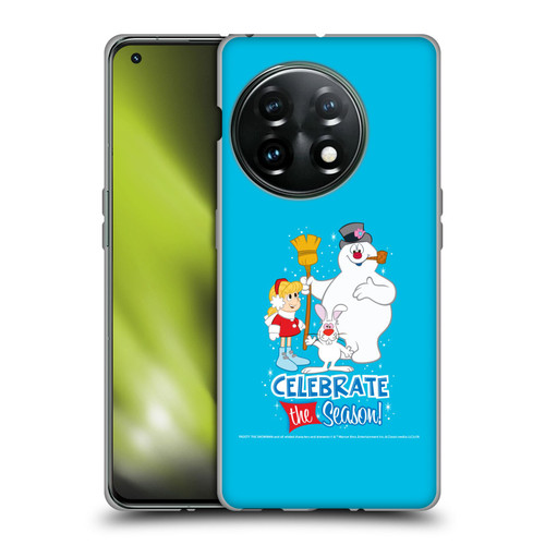 Frosty the Snowman Movie Key Art Celebrate Soft Gel Case for OnePlus 11 5G