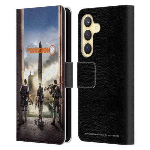 Tom Clancy's The Division 2 Characters Key Art Leather Book Wallet Case Cover For Samsung Galaxy S24 5G