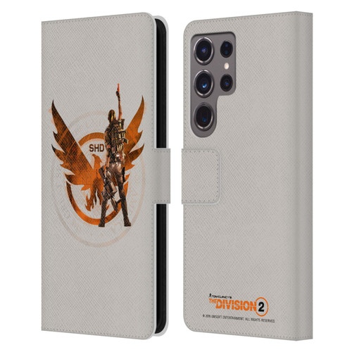 Tom Clancy's The Division 2 Characters Female Agent 2 Leather Book Wallet Case Cover For Samsung Galaxy S24 Ultra 5G