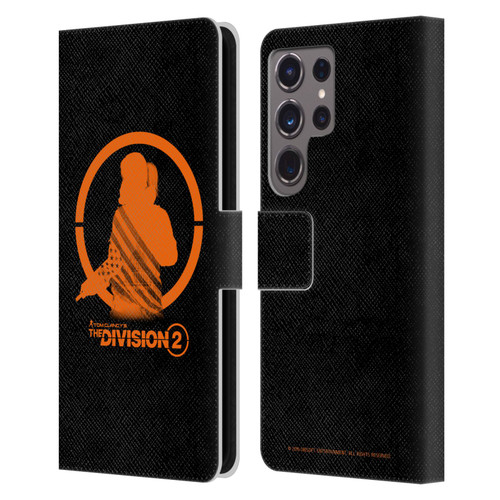 Tom Clancy's The Division 2 Characters Female Agent Leather Book Wallet Case Cover For Samsung Galaxy S24 Ultra 5G