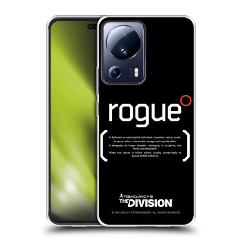 Tom Clancy's The Division Dark Zone Rouge 1 Soft Gel Case for Xiaomi 13 Lite 5G