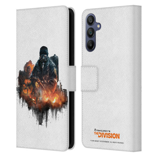 Tom Clancy's The Division Factions Cleaners Leather Book Wallet Case Cover For Samsung Galaxy A15