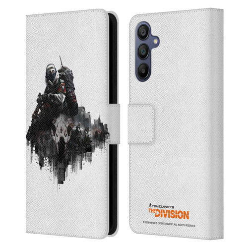 Tom Clancy's The Division Factions Last Man Batallion Leather Book Wallet Case Cover For Samsung Galaxy A15