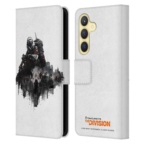 Tom Clancy's The Division Factions Last Man Batallion Leather Book Wallet Case Cover For Samsung Galaxy S24 5G