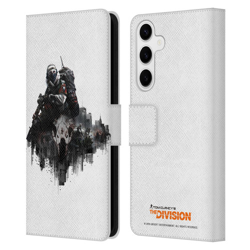 Tom Clancy's The Division Factions Last Man Batallion Leather Book Wallet Case Cover For Samsung Galaxy S24+ 5G