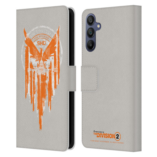 Tom Clancy's The Division 2 Key Art Phoenix Capitol Building Leather Book Wallet Case Cover For Samsung Galaxy A15