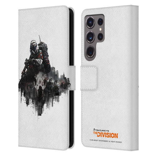 Tom Clancy's The Division Factions Last Man Batallion Leather Book Wallet Case Cover For Samsung Galaxy S24 Ultra 5G