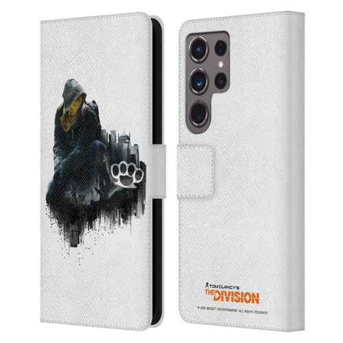 Tom Clancy's The Division Factions Rioters Leather Book Wallet Case Cover For Samsung Galaxy S24 Ultra 5G