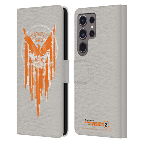 Tom Clancy's The Division 2 Key Art Phoenix Capitol Building Leather Book Wallet Case Cover For Samsung Galaxy S24 Ultra 5G