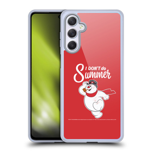 Frosty the Snowman Movie Key Art I Don't Do Summer Soft Gel Case for Samsung Galaxy M54 5G