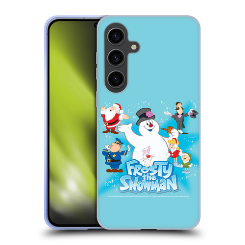 Frosty the Snowman Movie Key Art Group Soft Gel Case for Samsung Galaxy S24+ 5G