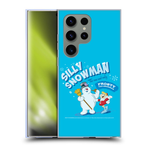 Frosty the Snowman Movie Key Art Silly Snowman Soft Gel Case for Samsung Galaxy S24 Ultra 5G