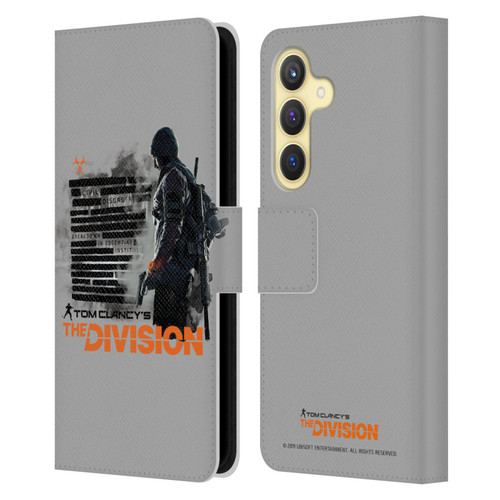 Tom Clancy's The Division Key Art Character Leather Book Wallet Case Cover For Samsung Galaxy S24 5G