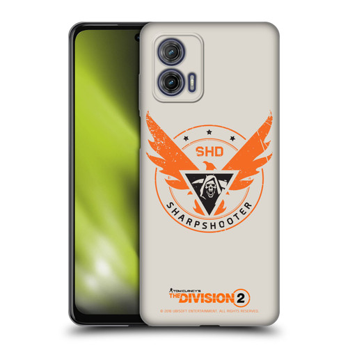 Tom Clancy's The Division 2 Logo Art Sharpshooter Soft Gel Case for Motorola Moto G73 5G