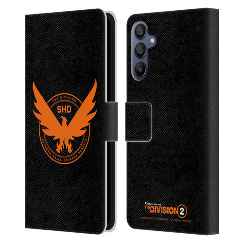 Tom Clancy's The Division 2 Logo Art Phoenix Leather Book Wallet Case Cover For Samsung Galaxy A15
