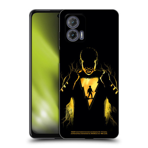 Shazam! 2019 Movie Character Art Lightning Silhouette Soft Gel Case for Motorola Moto G73 5G