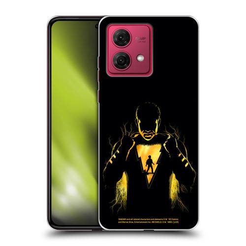 Shazam! 2019 Movie Character Art Lightning Silhouette Soft Gel Case for Motorola Moto G84 5G