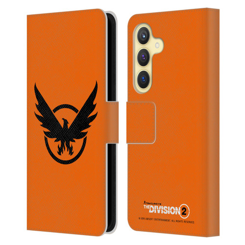 Tom Clancy's The Division 2 Logo Art Phoenix 2 Leather Book Wallet Case Cover For Samsung Galaxy S24 5G