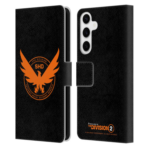 Tom Clancy's The Division 2 Logo Art Phoenix Leather Book Wallet Case Cover For Samsung Galaxy S24+ 5G