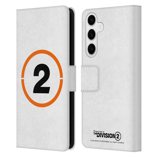 Tom Clancy's The Division 2 Logo Art Ring 2 Leather Book Wallet Case Cover For Samsung Galaxy S24+ 5G