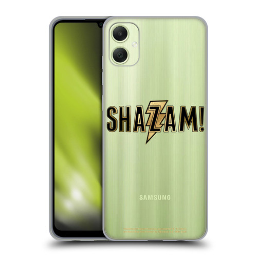 Shazam! 2019 Movie Logos Gold Soft Gel Case for Samsung Galaxy A05