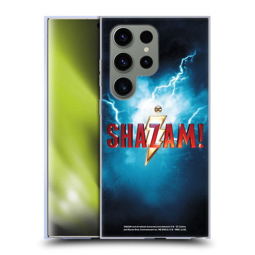Shazam! 2019 Movie Logos Poster Soft Gel Case for Samsung Galaxy S24 Ultra 5G