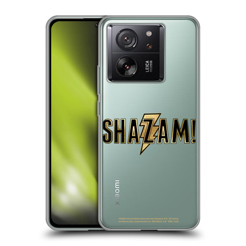 Shazam! 2019 Movie Logos Gold Soft Gel Case for Xiaomi 13T 5G / 13T Pro 5G