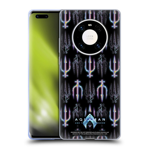 Aquaman And The Lost Kingdom Graphics Trident Pattern Soft Gel Case for Huawei Mate 40 Pro 5G