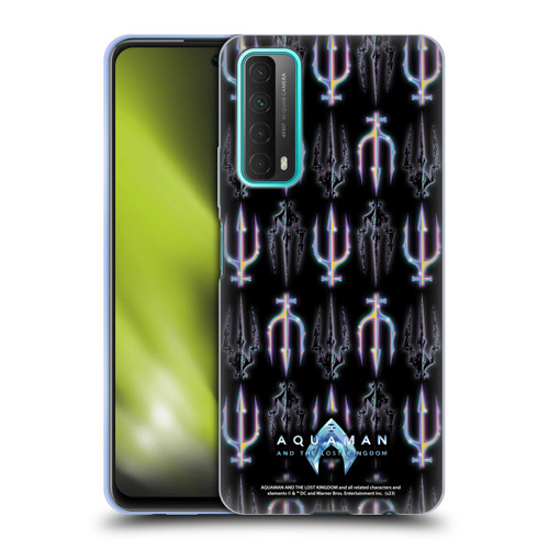 Aquaman And The Lost Kingdom Graphics Trident Pattern Soft Gel Case for Huawei P Smart (2021)