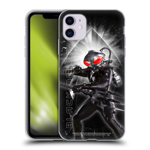 Aquaman And The Lost Kingdom Graphics Black Manta Soft Gel Case for Apple iPhone 11