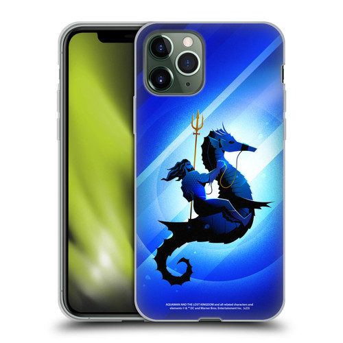 Aquaman And The Lost Kingdom Graphics Arthur Curry And Storm Soft Gel Case for Apple iPhone 11 Pro
