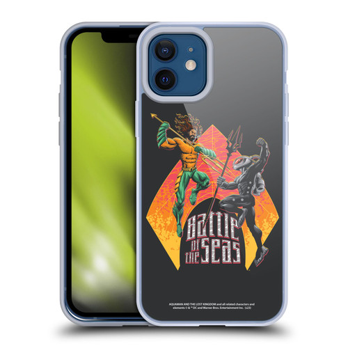Aquaman And The Lost Kingdom Graphics Battle Of The Seas Soft Gel Case for Apple iPhone 12 / iPhone 12 Pro